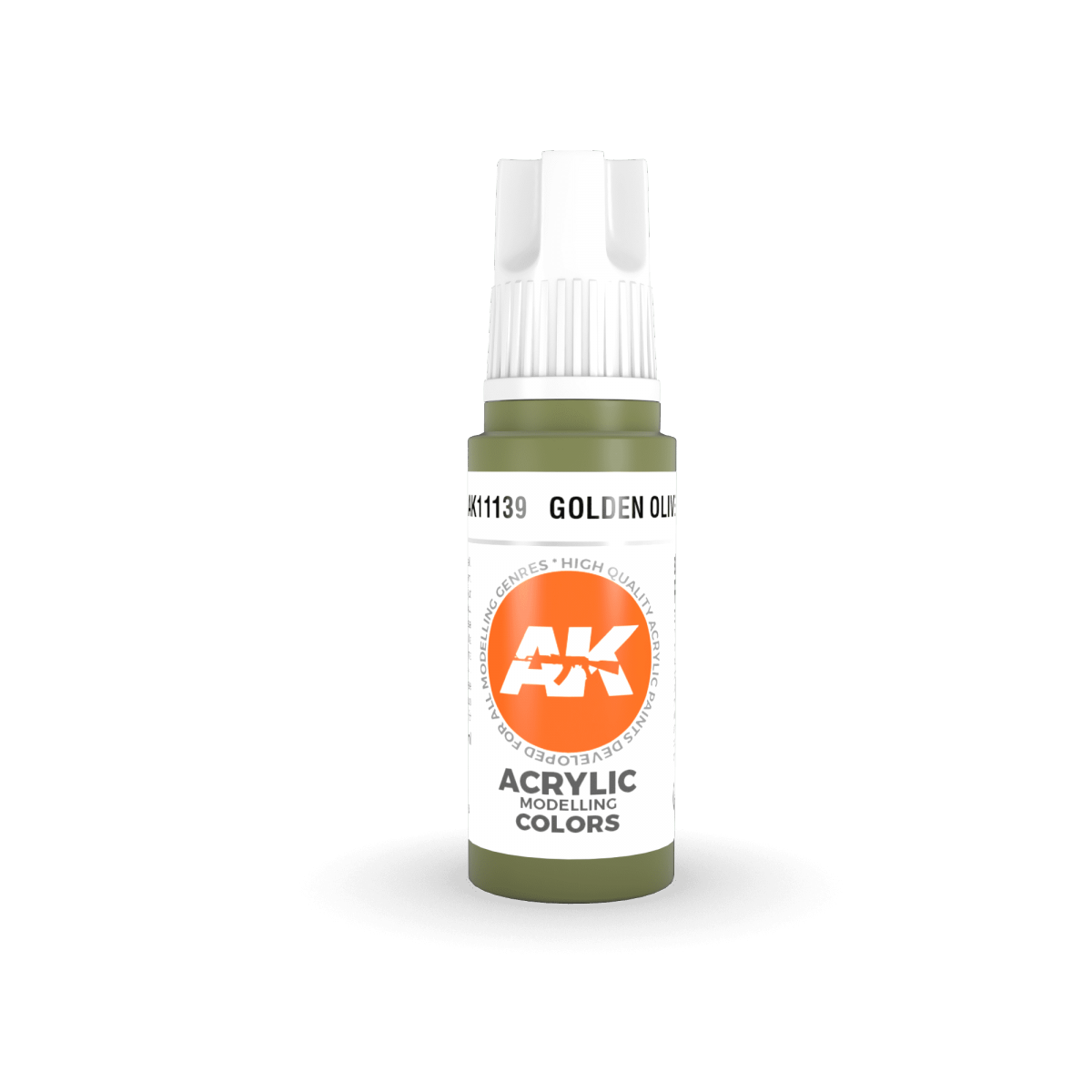 AK Interactive AK11139 GOLDEN OLIVE – STANDARD 17ml – obrázek 2