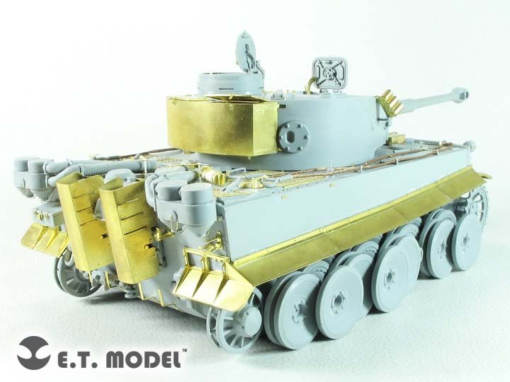 ET Model E35-249 WWII German TIGER I “Tunisian Initial” Basic (For DRAGON Smart Kit) (1/35) – obrázek 7