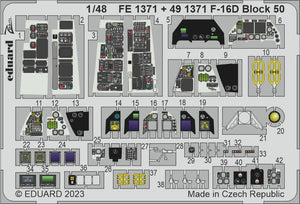 Eduard BIG49386 F-16D Block 50 Kinetic Model 1/48 – Bild 5
