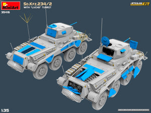 MiniArt 35416 Sd.Kfz.234/2 WITH LUCHS TURRET. INTERIOR KIT 1/35 – imagen 7