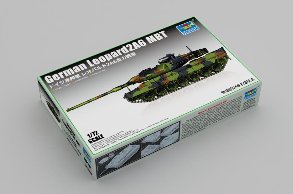 Trumpeter 07191 German Leopard 2A6 main battle tank 1/72 – obrázek 2