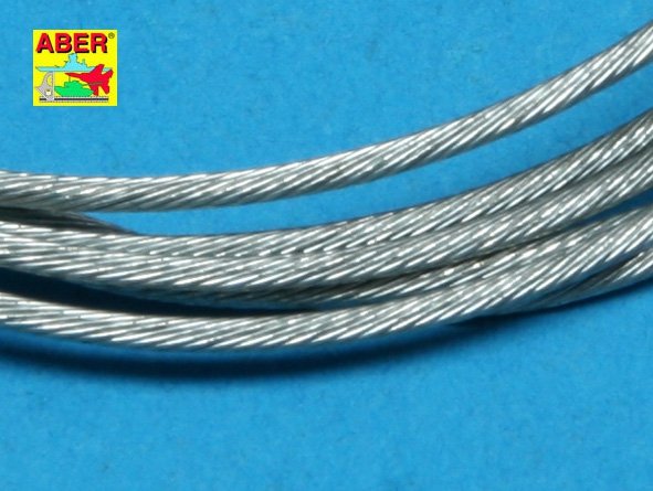 Aber TCS12 Stainless Steel Towing Cables 1.2mm, 1m long – Bild 3