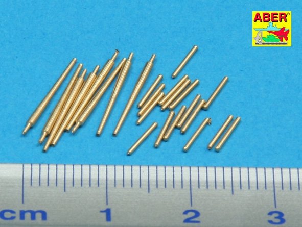 Aber 350L-37 Set of 8 pcs 127 mm barrels with recoil for Japan ships 1/350 – image 2