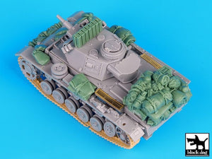 Black Dog T72037 German Pz.Kpw III Ausf.N DAK accessories set for Dragon 1/72 – immagine 4
