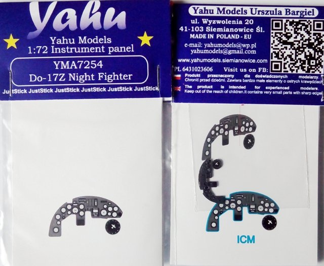 Yahu YMA7254 Do-17 Z Night Fighter (ICM) 1/72