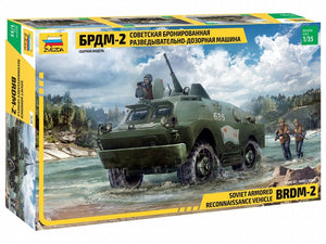 Zvezda 3638 Véhicule blindé de reconnaissance soviétique BDRM-2 1/35