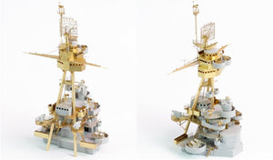 Pontos 35023FN USS BB-34 New York 1944 Detail-up set (w/Teak Tone Deck, Barrels, Resin, PE) – Bild 23