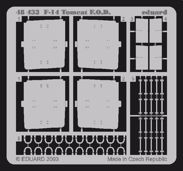 Eduard BIG4816 F-14A 1/48 HASEGAWA – immagine 3