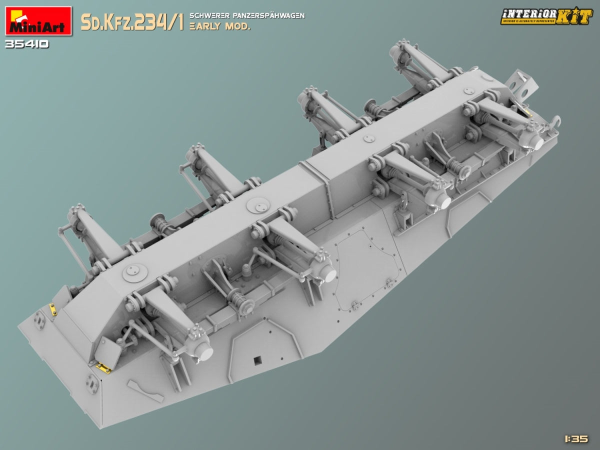 MiniArt 35410 Sd.Kfz.234/1 Schwerer Panzerspahwagen. EARLY MOD. INTERIOR KIT 1/35 – image 10
