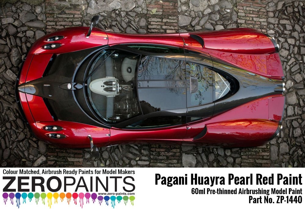 Zero Paints ZP-1440 Pagani Huayra Pearl Red Paint 60ml – Bild 5