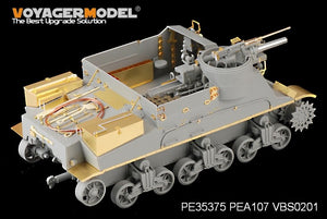 Voyager Model PE35375 WWII US M7 Priest Mid Production w/Ammunition case/telephone set for DRAGON 6637 1/35 – obrázek 5