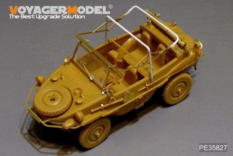 Voyager Model PE35827 WWII German Schwimmwagan Type 166 (For HERO 35001) 1/35 – obrázek 3