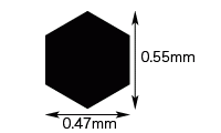 Hasegawa PA43 Modeling Mesh Hexagon-Large – image 3