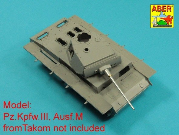 Aber 35L-316 50mm barrel KwK39l/60 for Panzer III J late 1/35 – imagen 6