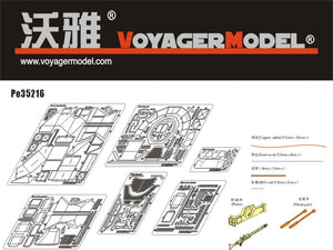Maquette Voyager PE35216 Sd.Kfz.223 allemand de la Seconde Guerre mondiale pour TAMIYA 35268 au 1/35