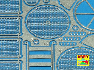 Aber 35G14 Grilles for german tank Sd.Kfz.171 Panther, Ausf.G late model 1/35 – zdjęcie 3