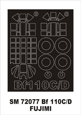 Montex SM72077 Bf-110C/D FUJIMI