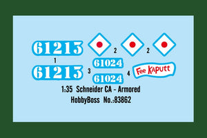 Hobby Boss 83862 Schneider CA - Armored – image 3