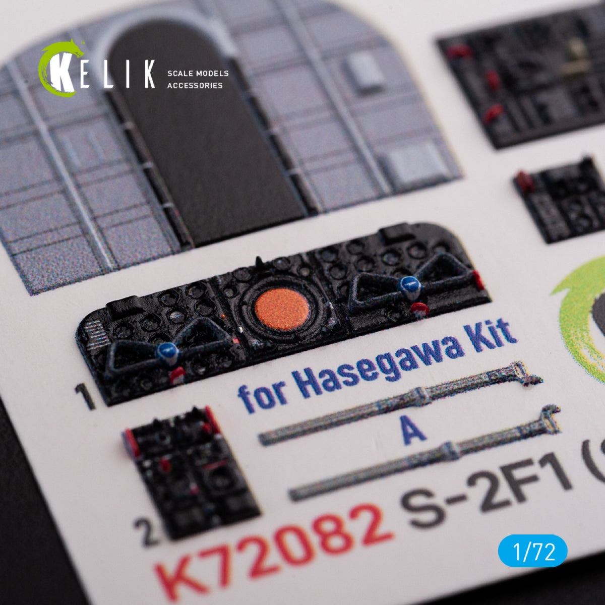 KELIK K72082 S-2A Tracker interior 3D decals for Hasegawa kit 1/72 – image 6