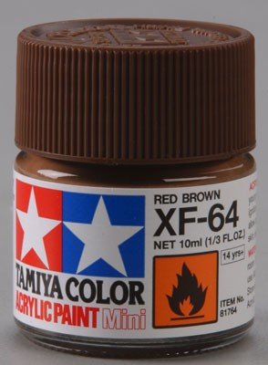 Tamiya XF64 Red Brown (81764) Acrylic paint 10ml – obrázek 2