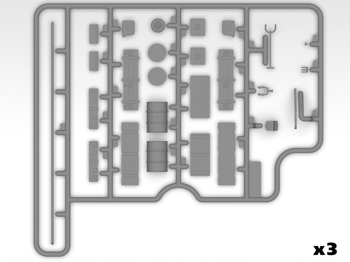 ICM 48409 Luftwaffe Airfield Equipment 1/48 – obrázek 6