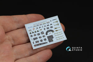 Quinta Studio QD72218 Ju 88A-4 3D-Printed &amp;amp; colored Interior on decal paper (Hasegawa) 1/72 – image 7