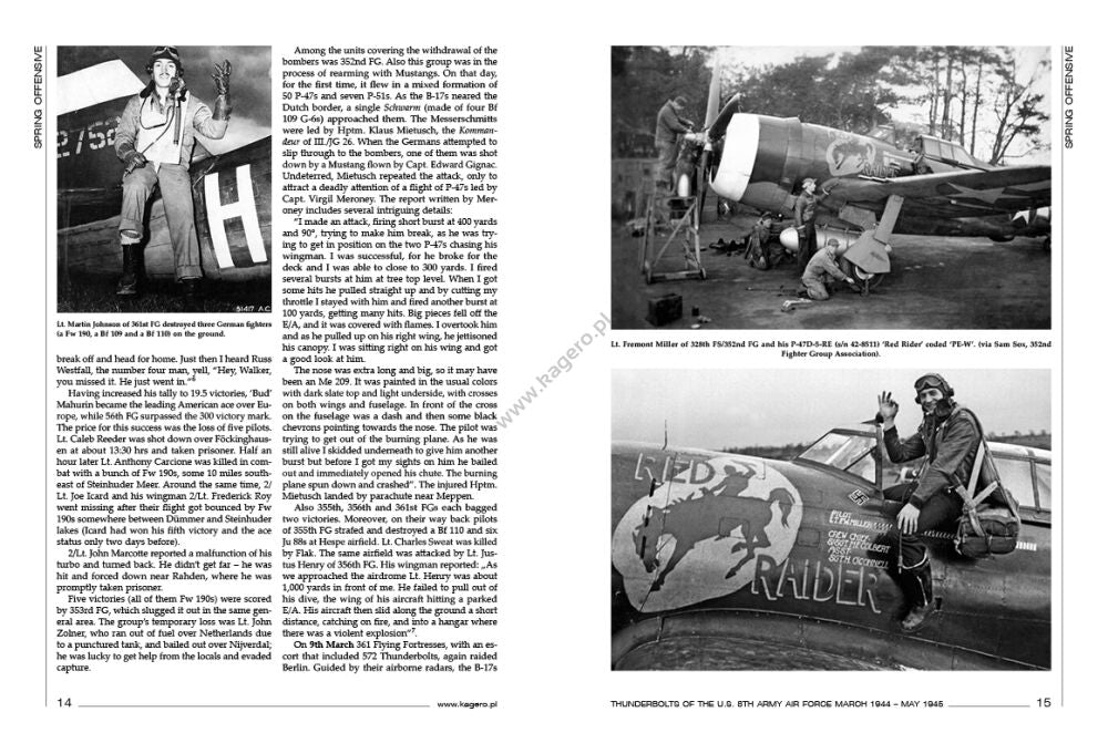 Kagero 12017 Thunderbolts of the US 8th Army Air Force March 1944 – May 1945 EN – image 3