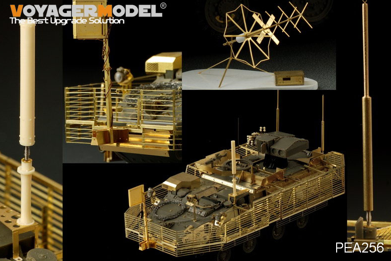 Modèle Voyager PEA256 Dispositif anti-IED Rhino de la famille Stryker américaine moderne/VHF/UHF (GP) 1/35  – image 15