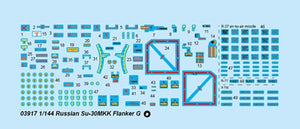 Trumpeter 03917 Russian Su-30MKK Flanker G 1/144 – immagine 5