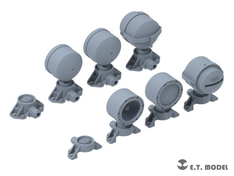 ET Model P35-208 Bosch Lamp Lights for WWII German Vehicles (3D Printed) 1/35 – obrázek 2