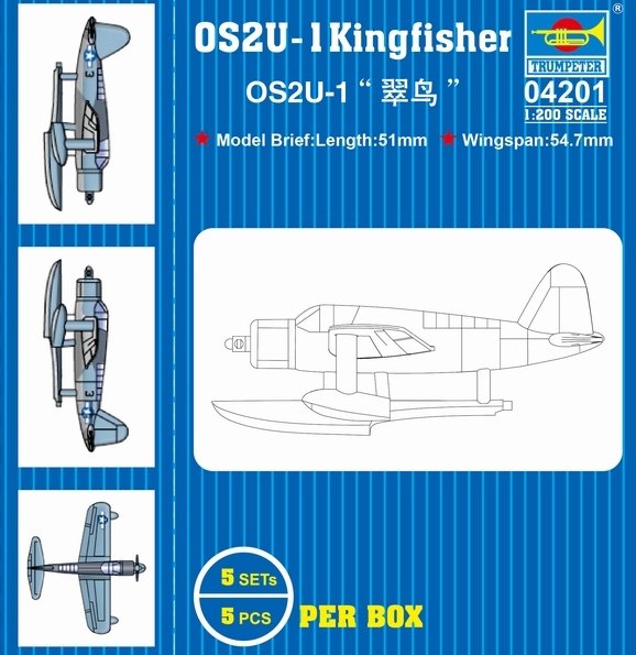 Trumpeter 04201 OS2U-1 Kingfisher 1/200