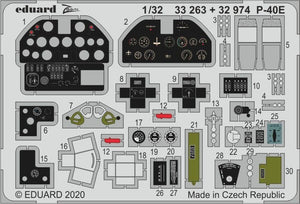 Eduard BIG33122 P-40E part I for Trumpeter 1/32 – image 3