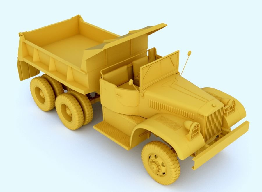 Mirror Model 35806 US Diamond T 972 Dump Truck Late open Cab 1/35 – Bild 3