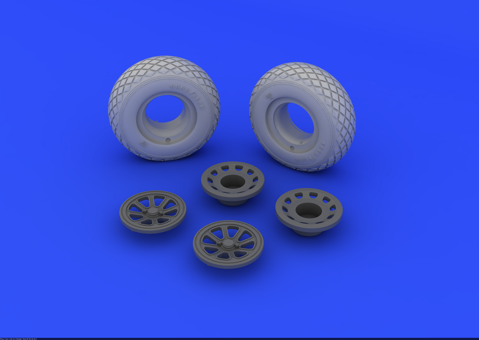 Eduard 632015 P-51 wheels 1/32 (Tamiya) – image 3