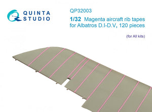 Quinta Studio QP32003 Magenta rib tapes Albatros DI-DV (All kits) 1/32