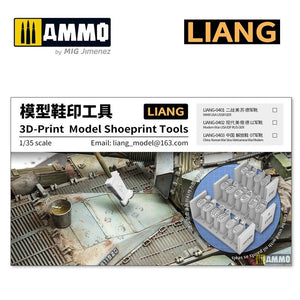 Liang 0402 3D-print Model Shoeprint Tools Modern War (IDF) 1/35