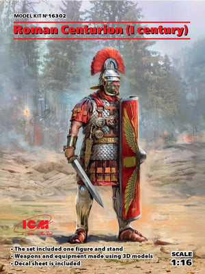 ICM 16302 Roman Centurion (1st century) (100% new molds) 1/16