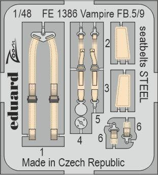 Eduard BIG49395 Vampire FB.9 AIRFIX 1/48 – Bild 5
