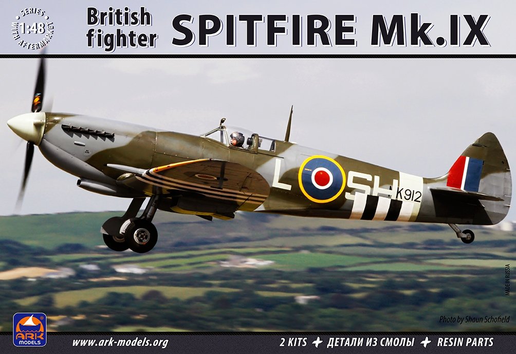 Ark Models 48008 Supermarine &amp;quot;Spitfire&amp;quot; Mk.IX British fighter 1/48