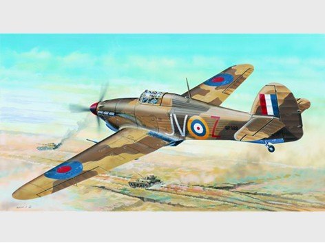 Trumpeter 02417 Hurricane Mk II D/Trop 1/24