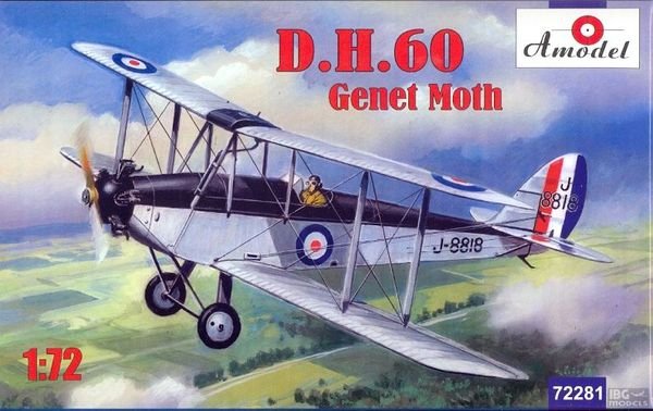 A-Model 72281 DH60 Genet Moth 1/72