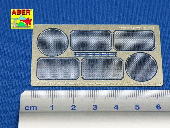 Aber 35G24 Grilles for german super heavy tank E-100 1/35 – image 2