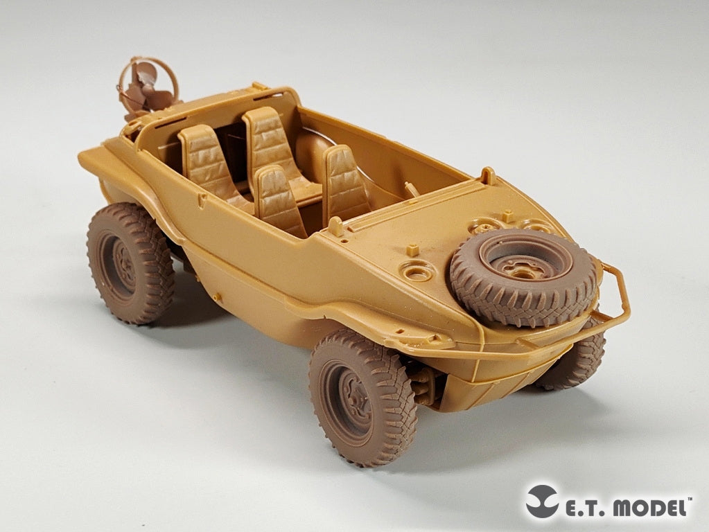 ET Model P35-136 WWII German Schwimmwagen Type166 Sagged wheels Wide For TAMIYA Kit 1/35 – Bild 9