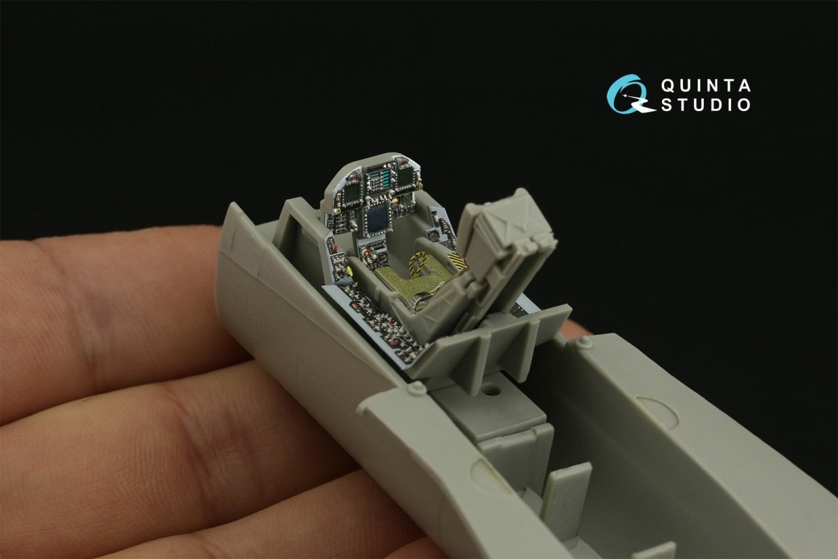 Quinta Studio QD48277 F/A-18А 3D-Printed &amp;amp; colored Interior on decal paper (HobbyBoss) 1/48 – Bild 10