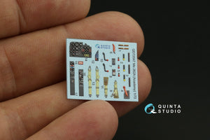Quinta Studio QD72047 Me-262A 3D-Printed &amp;amp; colored Interior on decal paper (Academy) 1/72 – image 3