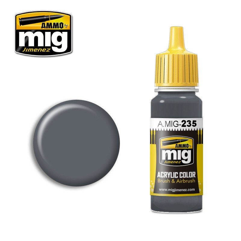 AMMO of Mig Jimenez 0235 FS36152 DARK GRAY AMT-12 17ml