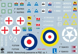 ToRo Model 35D36 - Armored cars in Polish service vol.1 Egypt 1942 - Italy 1945 1/35