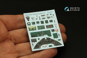 Quinta Studio QD32186 F4F-3 Wildcat 3D-Printed colored Interior on decal paper (Trumpeter) 1/32 – image 4