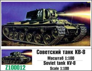 Collected Z100-012 Soviet tank KV-8 1/100