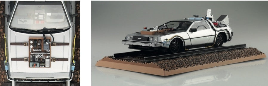 Aoshima 06699 Time Machine from Back to the Future Part III Railroad 1/24